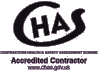 Lanmarc Ltd are CHAS accredited contractors